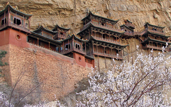 大同市-浑源县-恒山(明)悬空寺