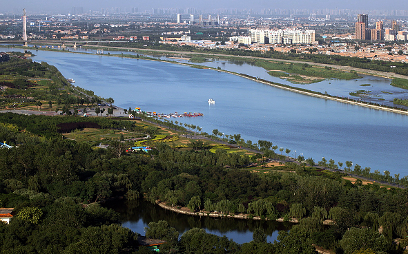 咸阳市-秦都区-咸阳湖风景区