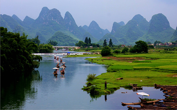 桂林市-阳朔县-遇龙河风景区