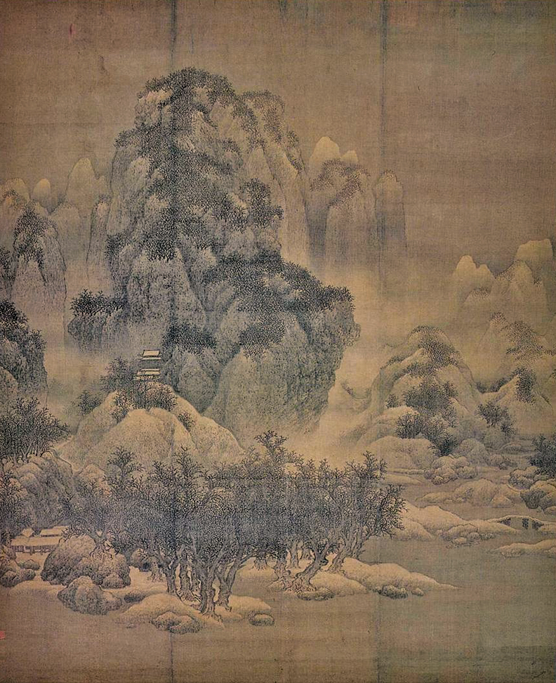 宋·范宽·雪景寒林图