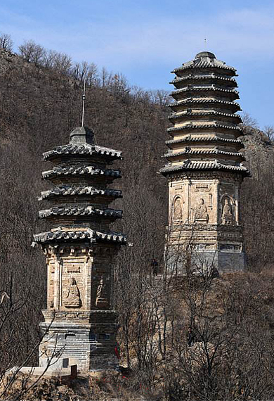 葫芦岛市-绥中县-|辽|妙峰寺双塔