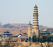 晋城市-阳城县-北留镇-|明|海会寺|双塔