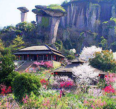 绍兴市-越城区-皋埠镇-吼山（桃花节）风景旅游区