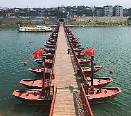 永州市-零陵区-零陵古城·愚溪浮桥（潇水·黄叶古渡）风景区