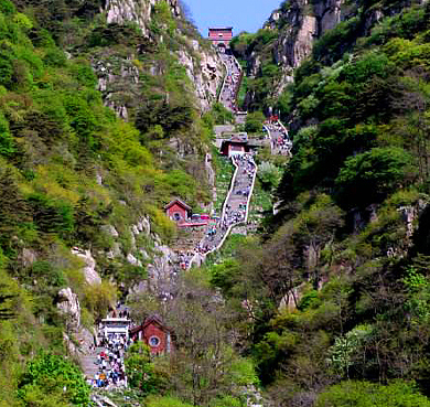 泰安市-泰山区-泰山·南天门（十八盘）风景区