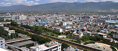 大理州-宾川县城-金牛镇·宾居河（滨河）风景区