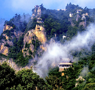 平凉市-崆峒区-崆峒山·主峰（雷声峰·|宋-清|建筑群）风景旅游区