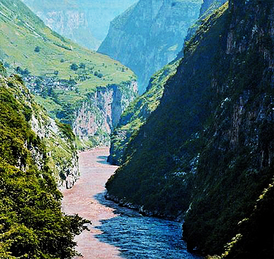 凉山州-甘洛县-乌史大桥乡-大渡河大峡谷（大渡河峡谷国家地质公园）风景区