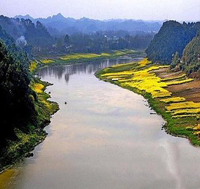 乐山市-市中区-岷江·平羌小三峡风景区