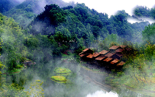 常德市-桃源县-桃花源镇-桃花源国家级风景名胜区（|明-清|建筑群·桃花源国家森林公园·秦人村）风景旅游区|5A