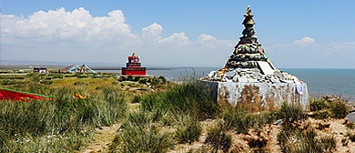 海北州-刚察县-泉吉乡-青海湖·五世达赖圣泉（祭海台）风景区