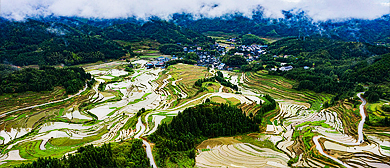 怀化市-中方县-铁坡镇-江坪村·铁坡梯田风景区