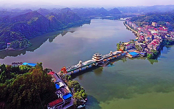 怀化市-溆浦县-思蒙镇-思蒙国家湿地公园（思蒙碧水丹霞）风景旅游区|4A