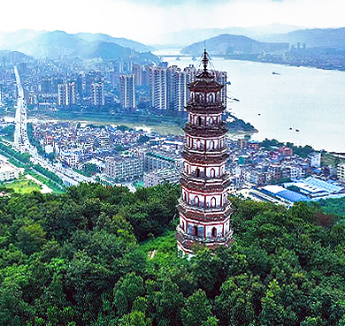 肇庆市-高要区-南岸街道-乌榕村-巽峰塔·西江（滨江）风景区