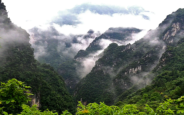 宜昌市-兴山县-水月寺镇-高岚村-高岚大峡谷（十里画廊）风景旅游区