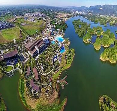 重庆市-大足区-玉龙镇-龙水湖（温泉度假村）国家水利风景区