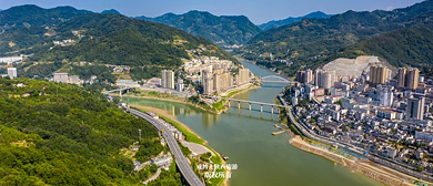 安康市-紫阳县城-城关镇-紫阳县政府·汉江（任河）风景区