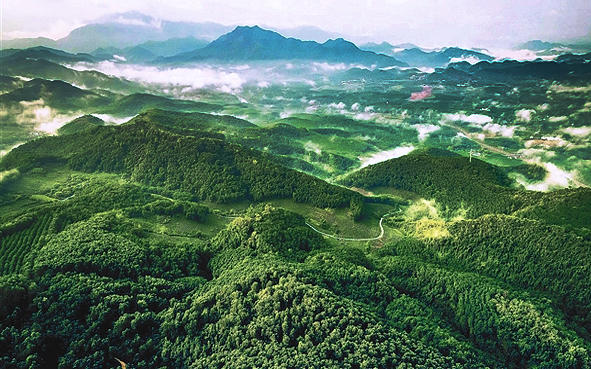 海南省-白沙县-白沙国家地质公园（白沙陨石坑·绿茶园）风景旅游区