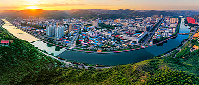 临汾市-古县县城-岳阳镇-古县县政府·滨河风景区