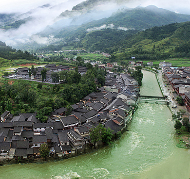 汉中市-宁强县-青木川镇·青木川古镇（|清|回龙场老街|民|魏氏庄园）风景旅游区|4A