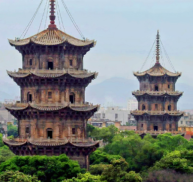 泉州市-鲤城区-|宋-清|开元寺·双塔（镇国塔·仁寿塔）泉州佛教博物馆（海上丝绸之路）风景旅游区|4A