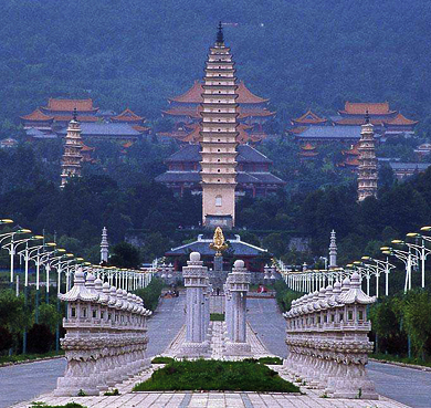 大理州-大理市-大理镇-大理三塔（|唐|崇圣寺三塔）风景旅游区|5A