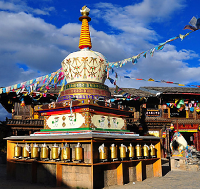 迪庆州-香格里拉市区-建塘镇-独克宗古城（四方街）风景旅游区