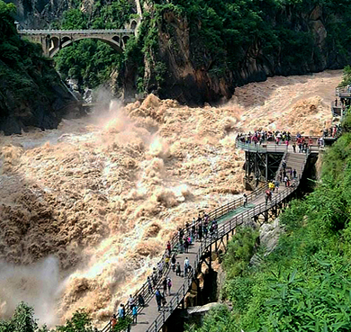 迪庆州-香格里拉-虎跳峡镇-虎跳峡（三江并流·金沙江大峡谷）风景旅游区|4A