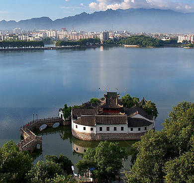 九江市-浔阳区-甘棠湖|烟水亭|风景区